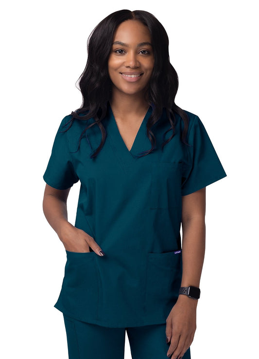 Sivvan Unisex V-Neck 3 Pocket Top