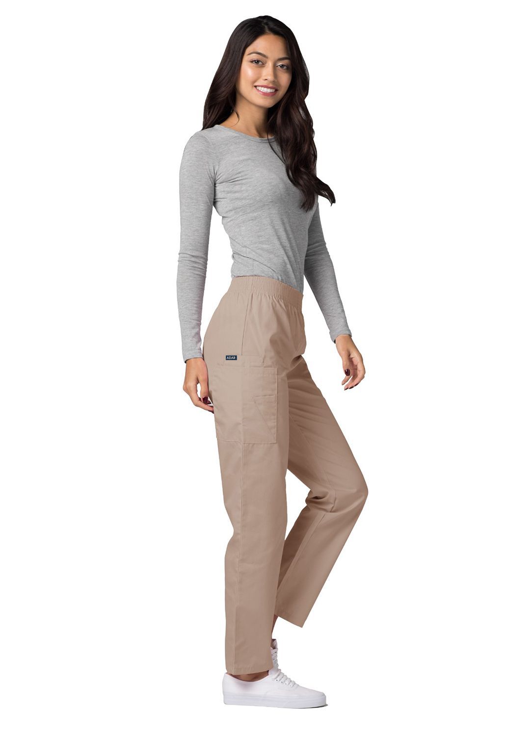 Adar Universal Natural-Rise 4 Pkt Cargo Utility Tapered Leg Pants