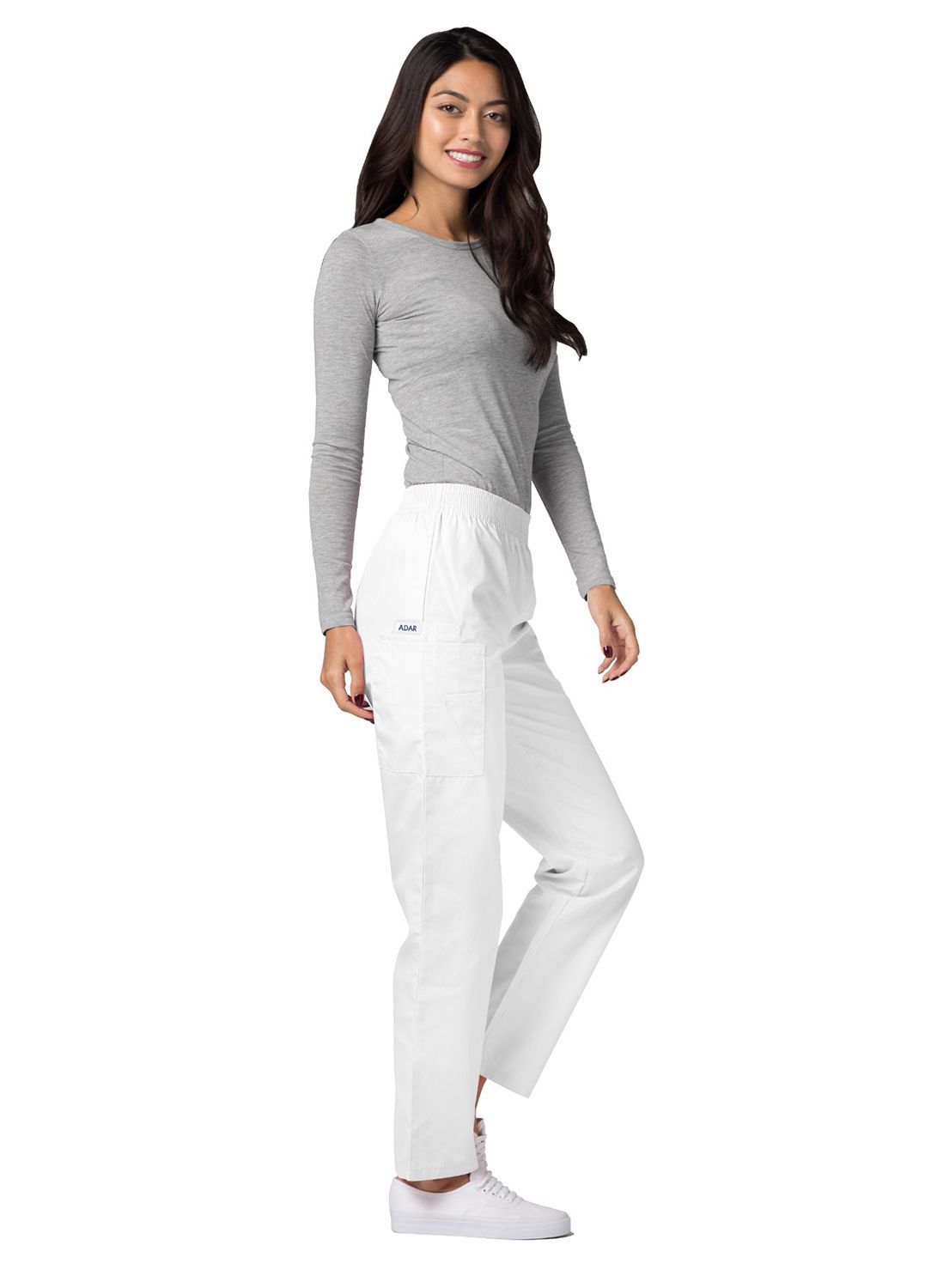 Adar Universal Natural-Rise 4 Pkt Cargo Utility Tapered Leg Pants