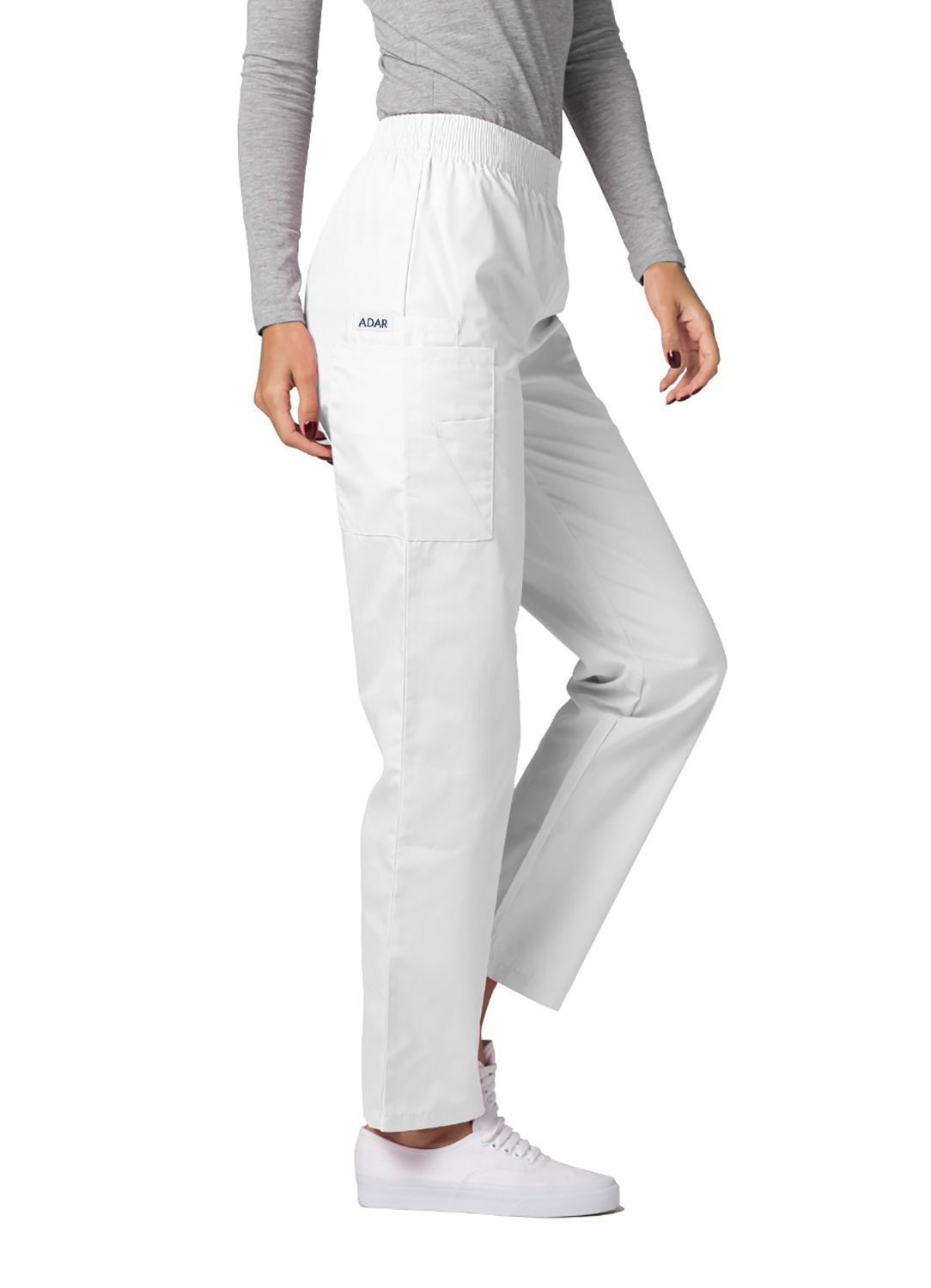 Adar Universal Natural-Rise 4 Pkt Cargo Utility Tapered Leg Pants