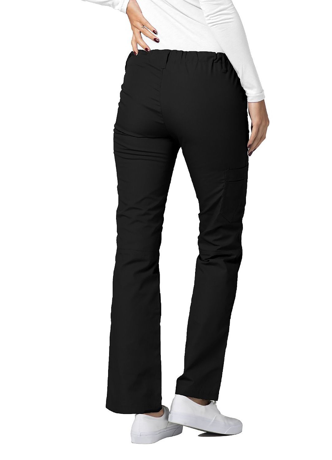 Adar Universal Low-Rise Multipocket Drawstring Straight Leg Pants