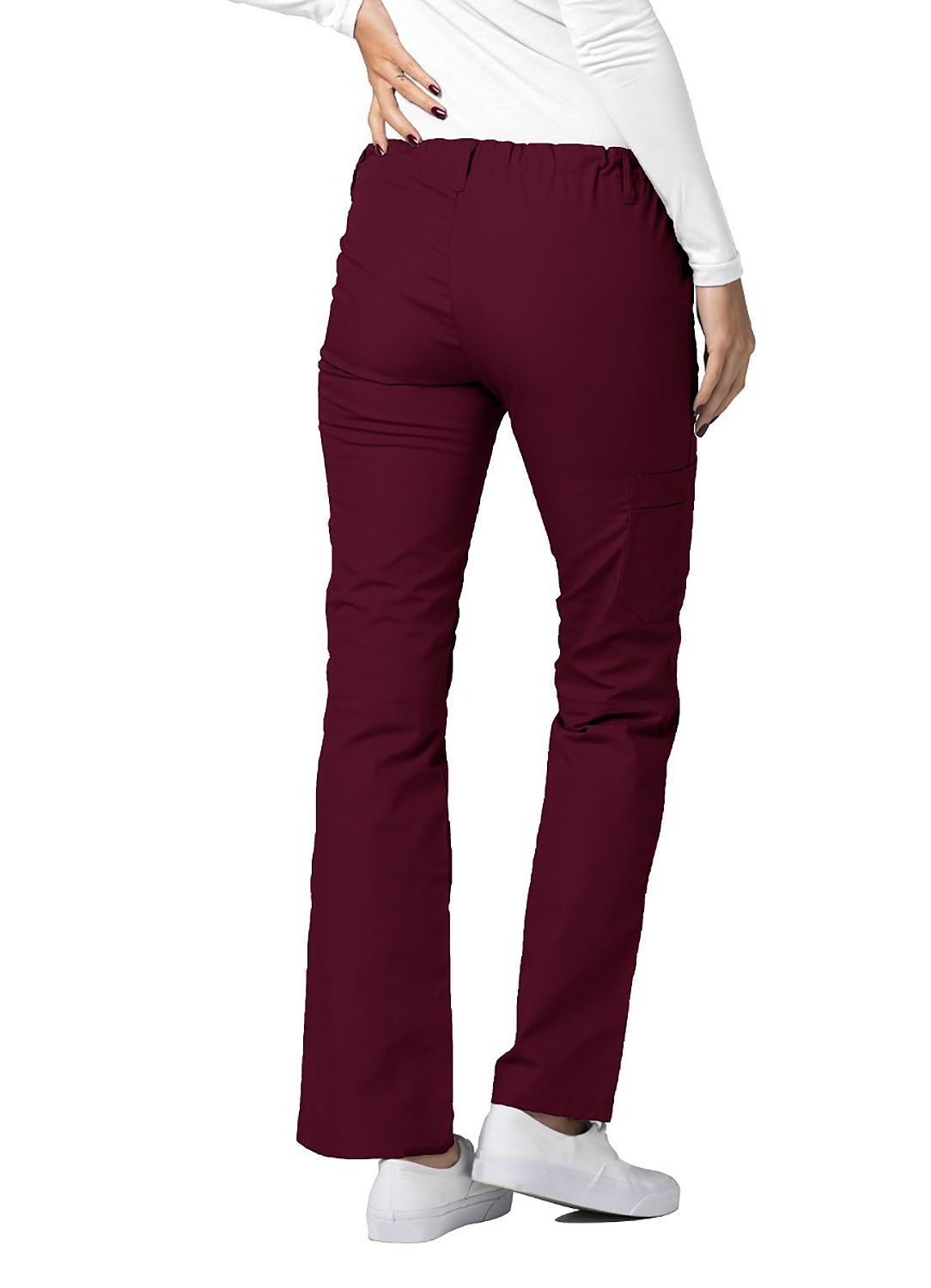 Adar Universal Low-Rise Multipocket Drawstring Straight Leg Pants