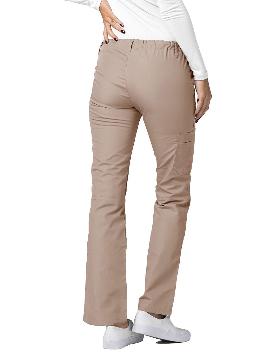 Adar Universal Low-Rise Multipocket Drawstring Straight Leg Pants