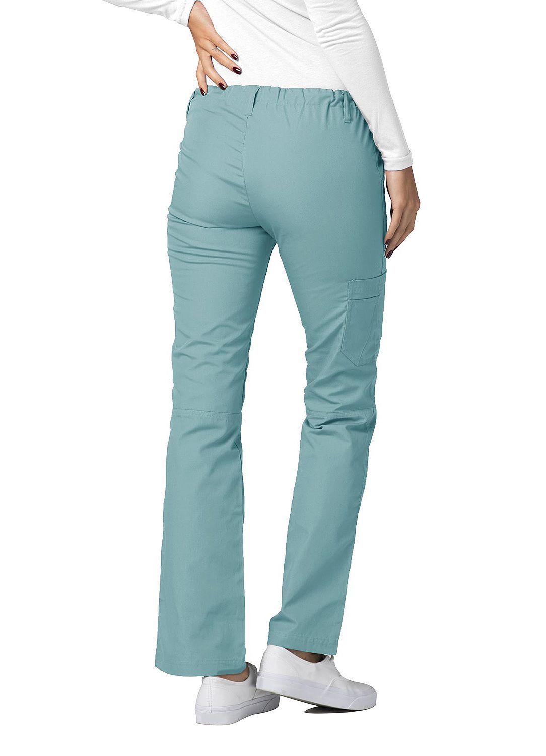 Adar Universal Low-Rise Multipocket Drawstring Straight Leg Pants