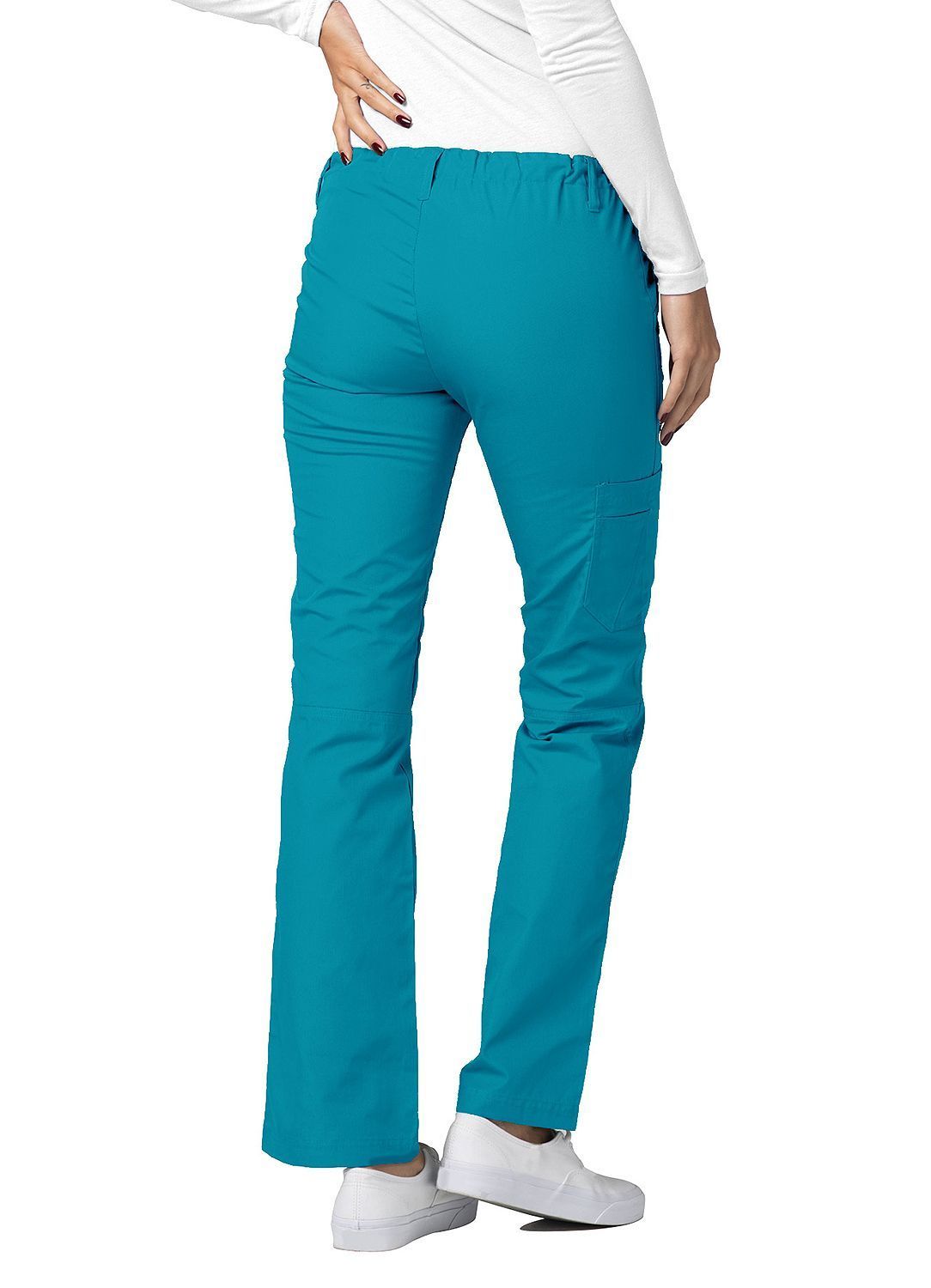 Adar Universal Low-Rise Multipocket Drawstring Straight Leg Pants