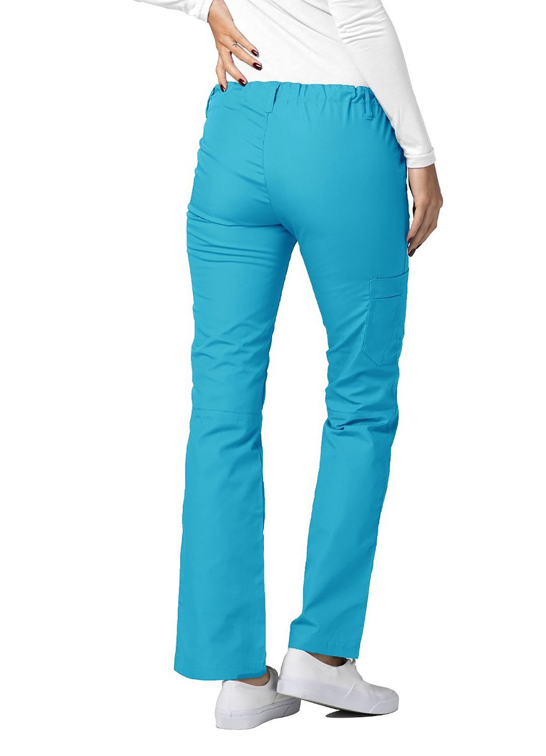 Adar Universal Low-Rise Multipocket Drawstring Straight Leg Pants
