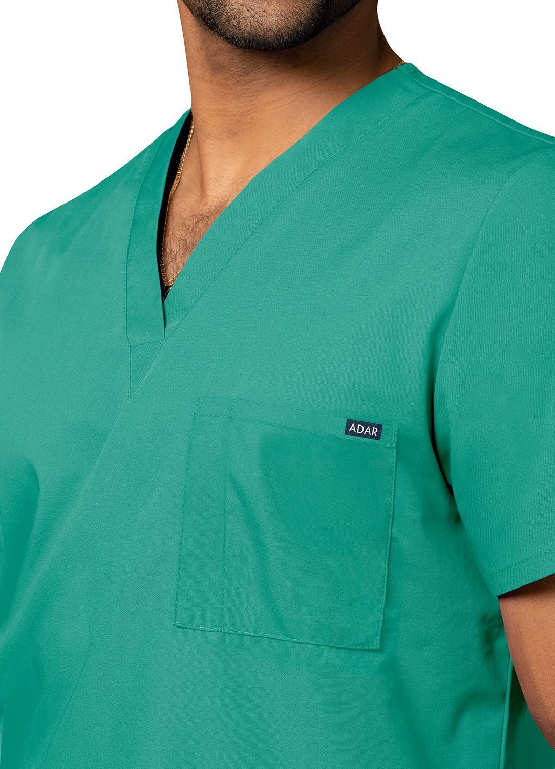 Adar Universal Unisex V Neck Tunic 1 Pocket