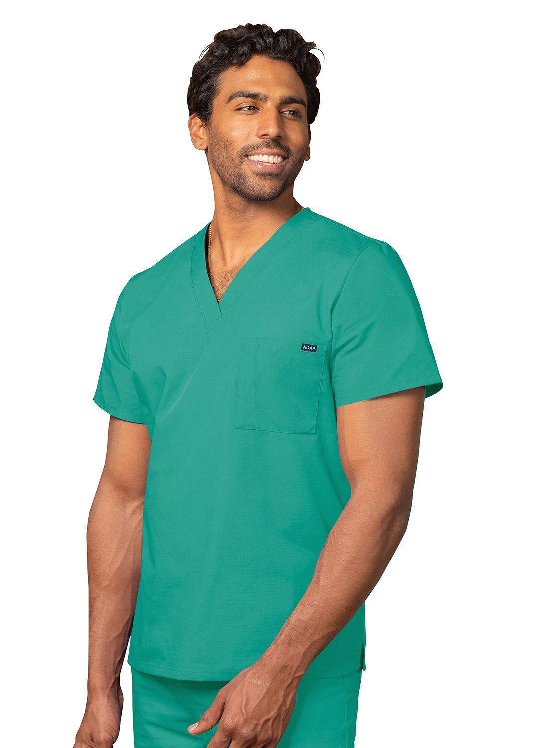 Adar Universal Unisex V Neck Tunic 1 Pocket