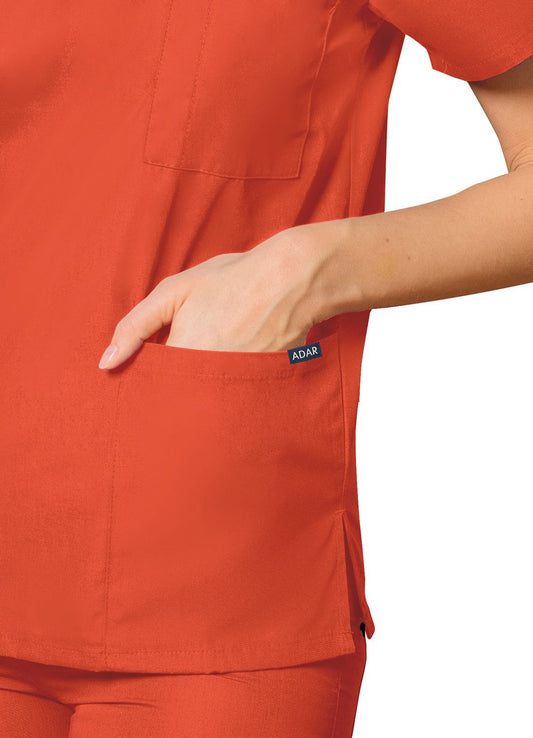 Adar Universal Unisex V-Neck Tunic 3 Pocket