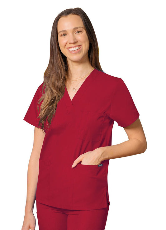 Adar Universal Unisex V-Neck Tunic 3 Pocket