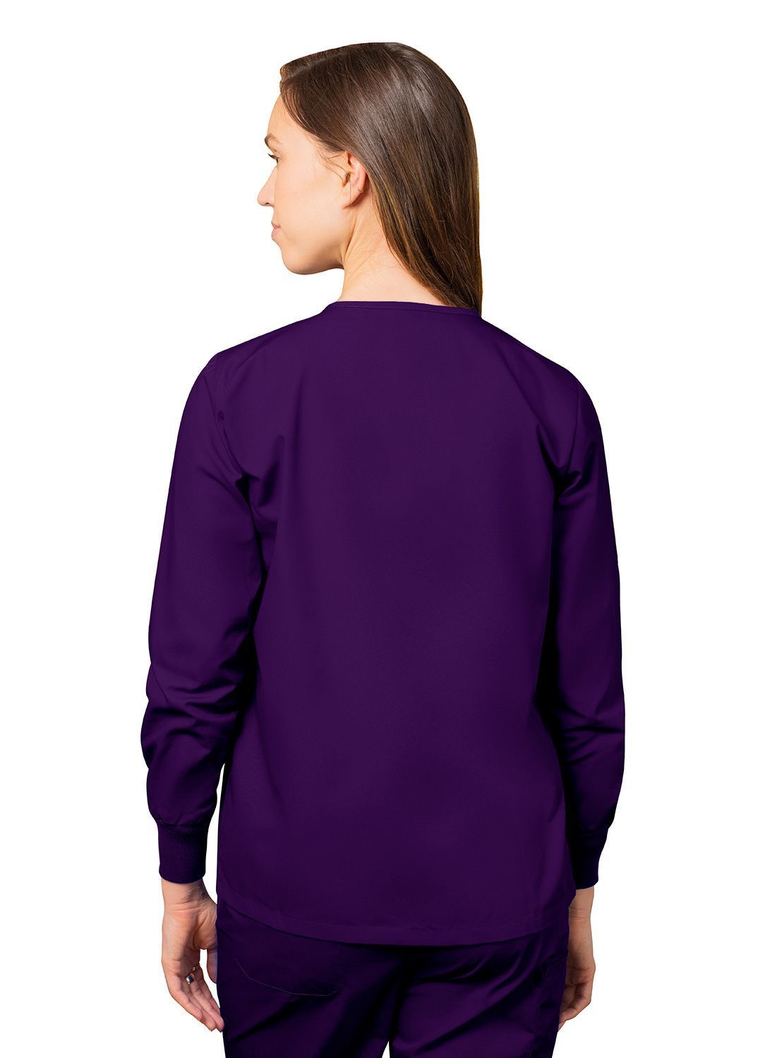 Adar Universal Round Neck Warm-Up Jacket