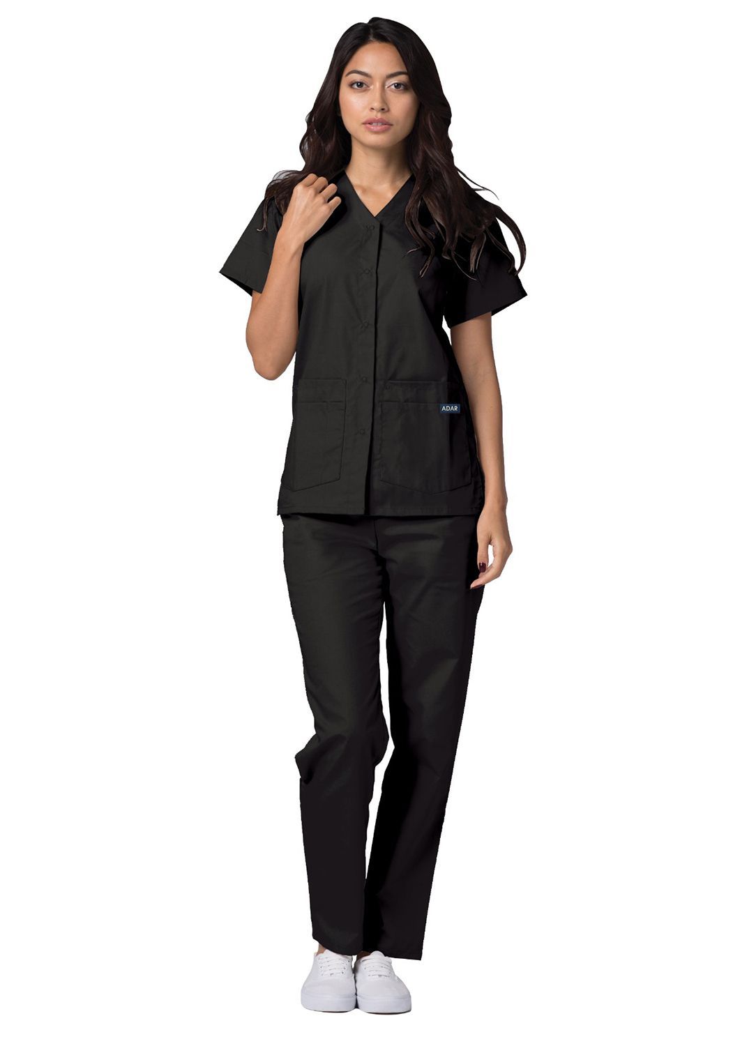 Adar Universal Double Pocket Snap Front Top