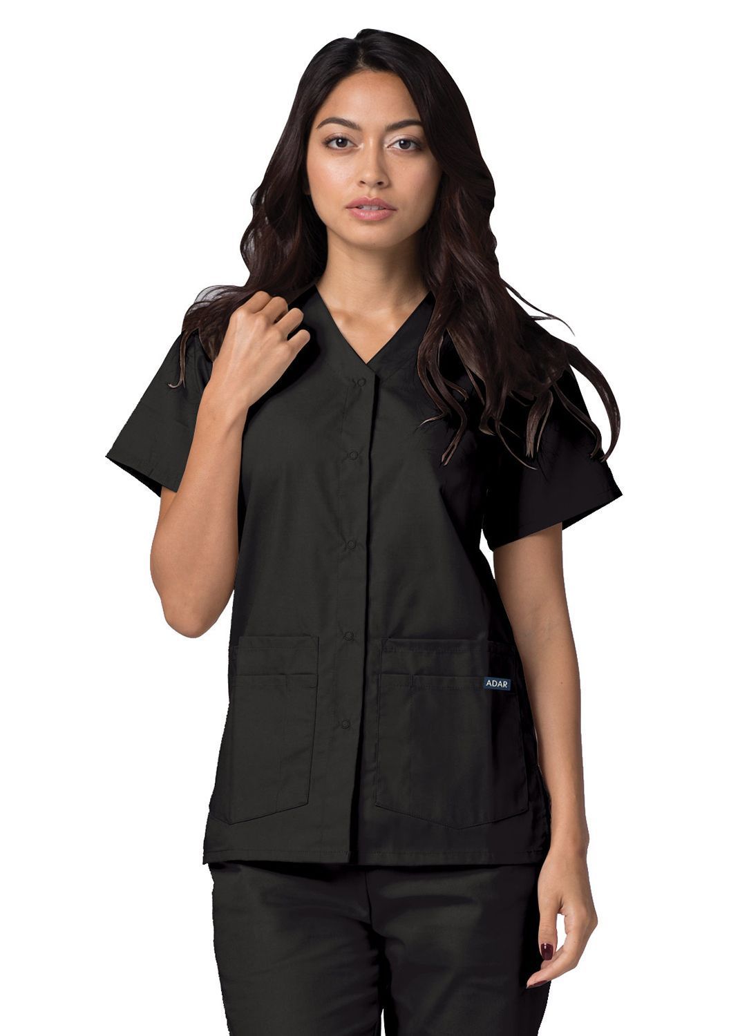 Adar Universal Double Pocket Snap Front Top