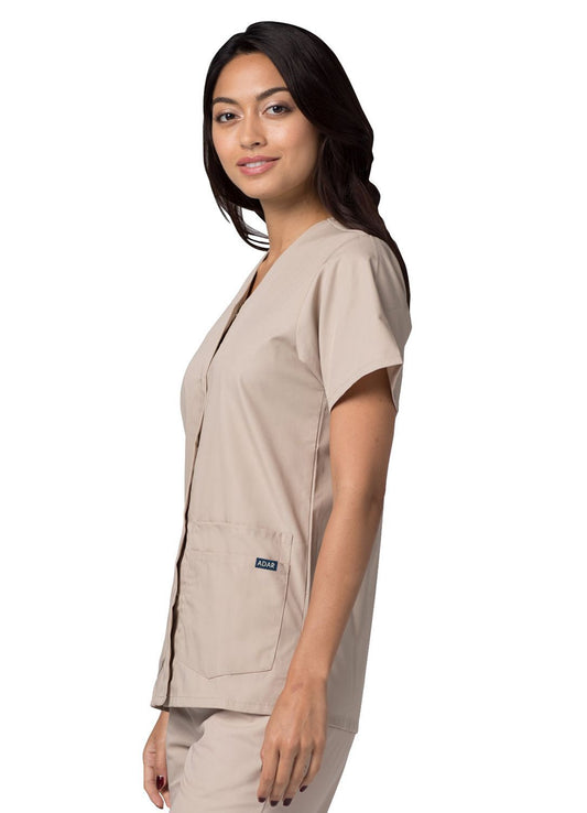 Adar Universal Double Pocket Snap Front Top