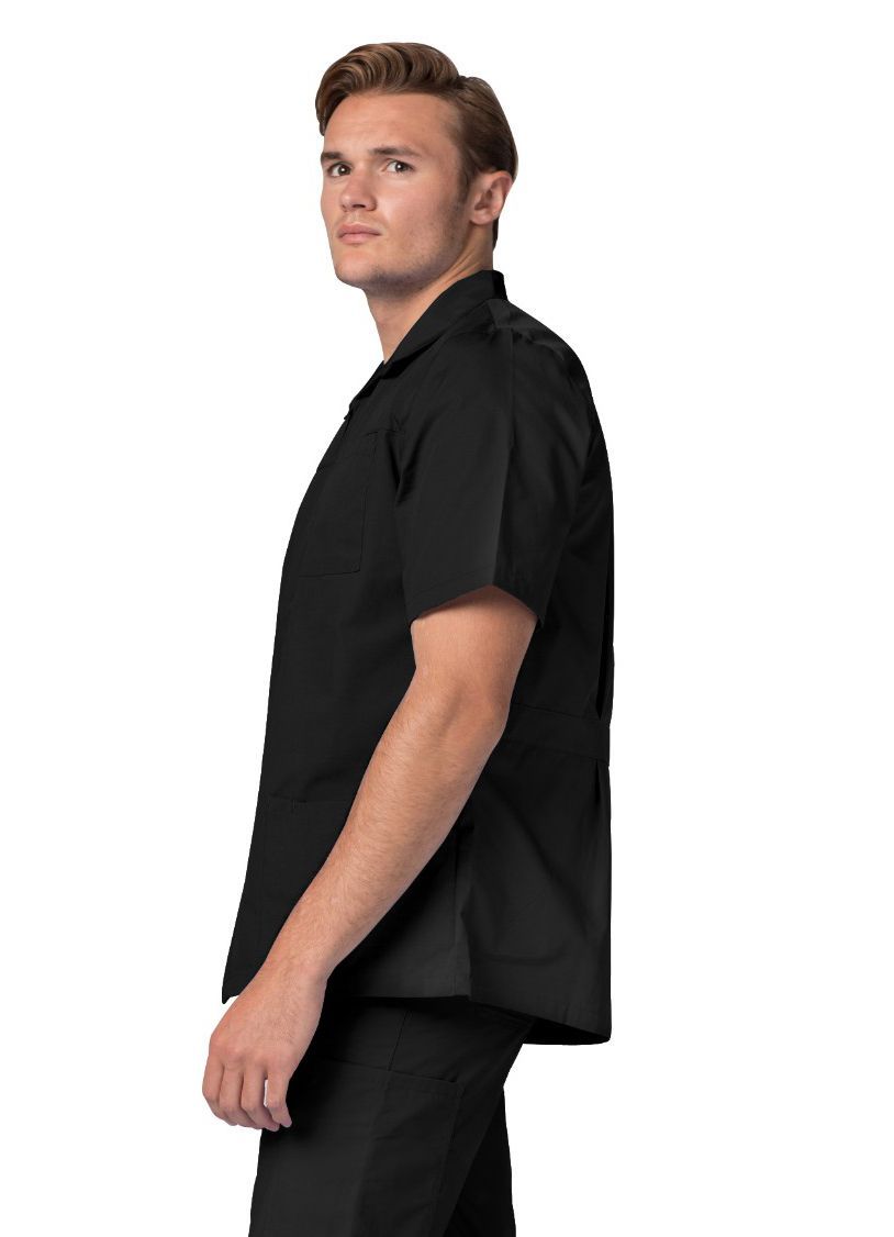 Adar Universal Men's Zippered Short Sleeve Jacket