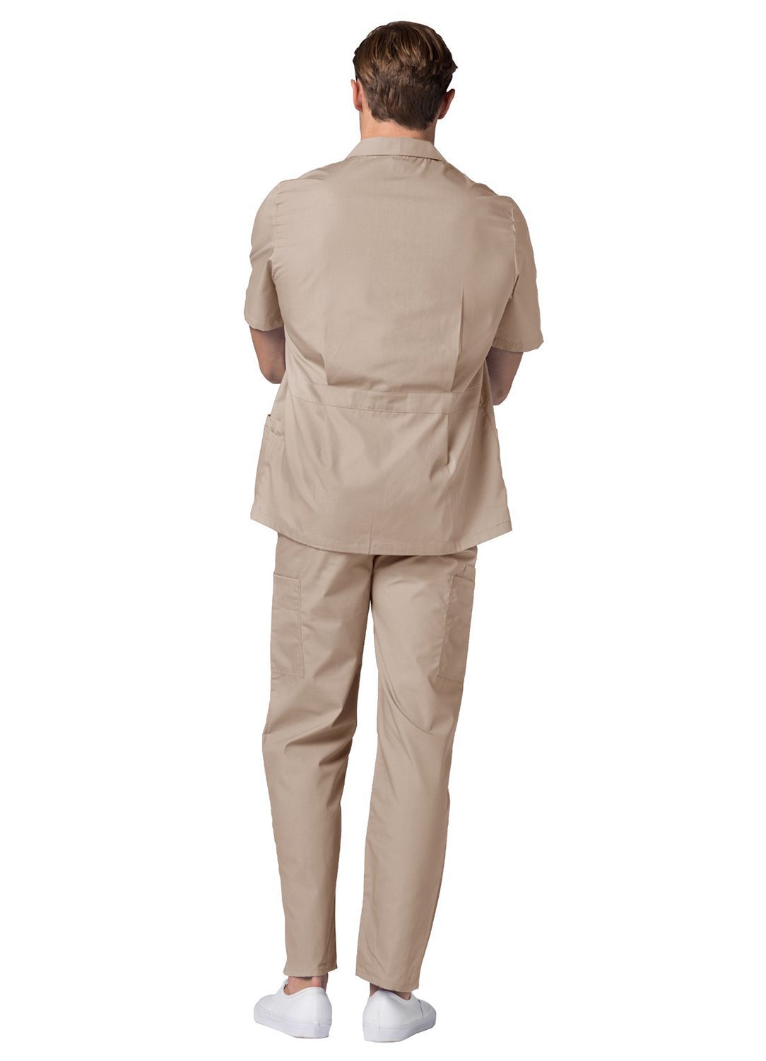 Adar Universal Men's Zippered Short Sleeve Jacket