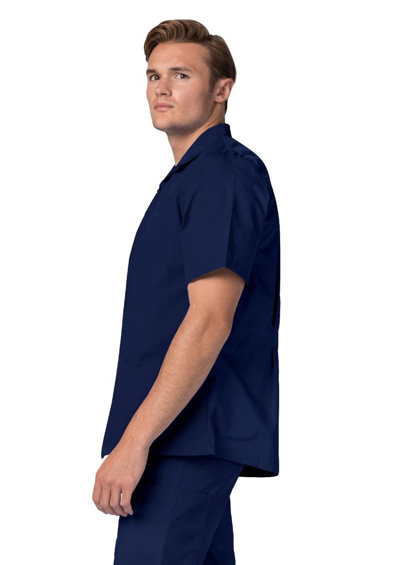 Adar Universal Men's Zippered Short Sleeve Jacket