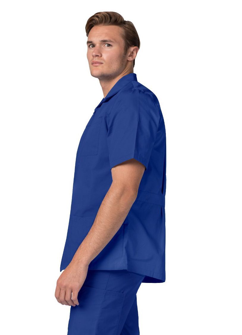 Adar Universal Men's Zippered Short Sleeve Jacket