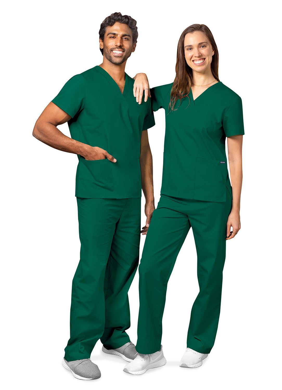 Adar Universal Unisex Drawstring Scrub Set