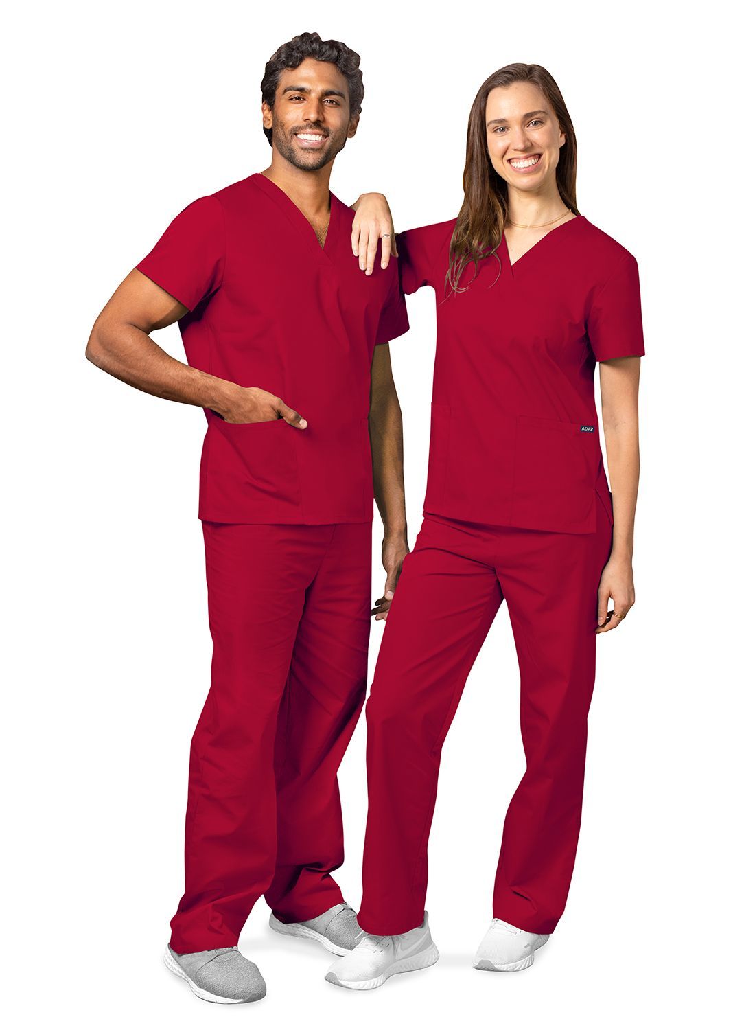 Adar Universal Unisex Drawstring Scrub Set