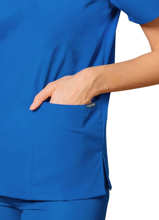 Adar Universal Unisex Drawstring Scrub Set