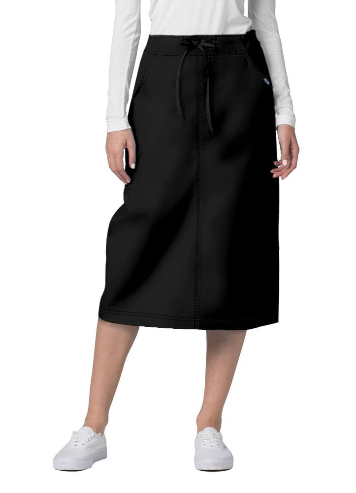 Adar Universal Mid-Calf Length Drawstring Skirt