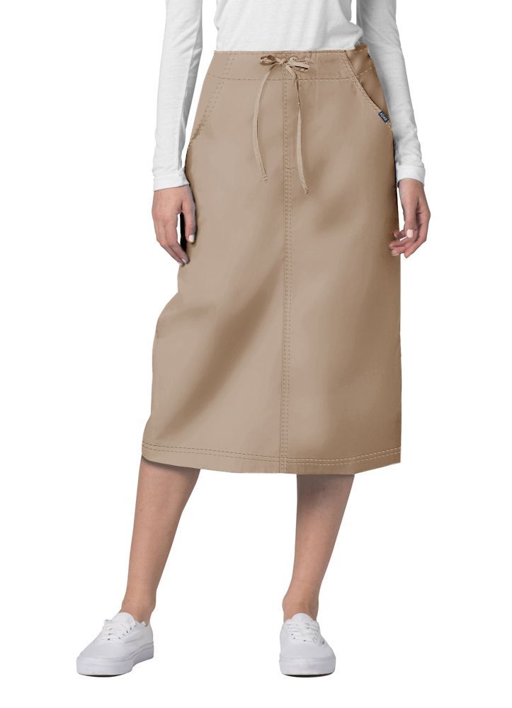 Adar Universal Mid-Calf Length Drawstring Skirt