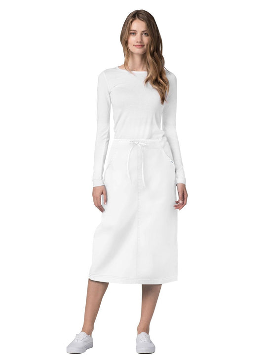 Adar Universal Mid-Calf Length Drawstring Skirt