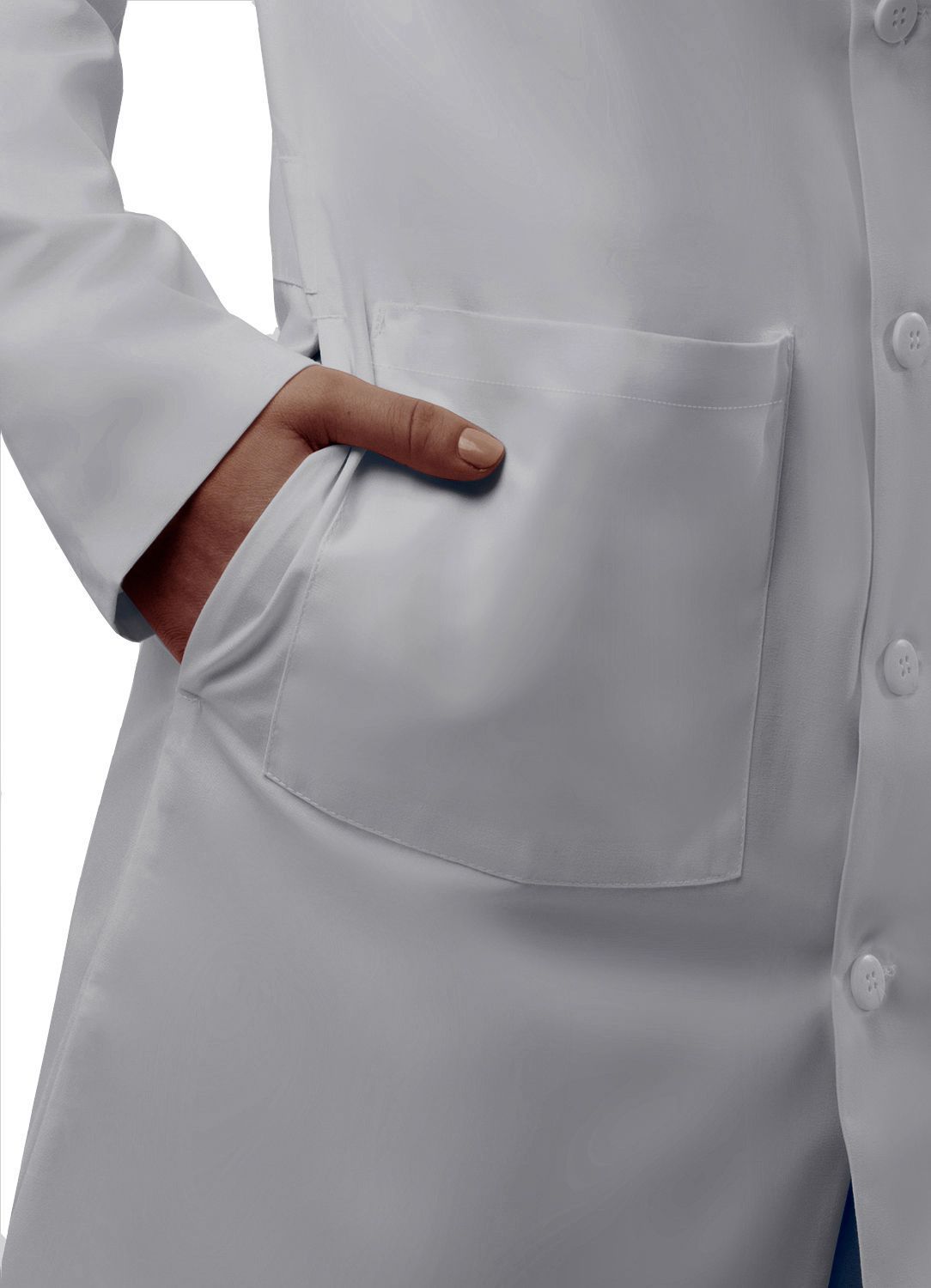 Adar Universal Unisex 39" Lab coat with Inner Pockets
