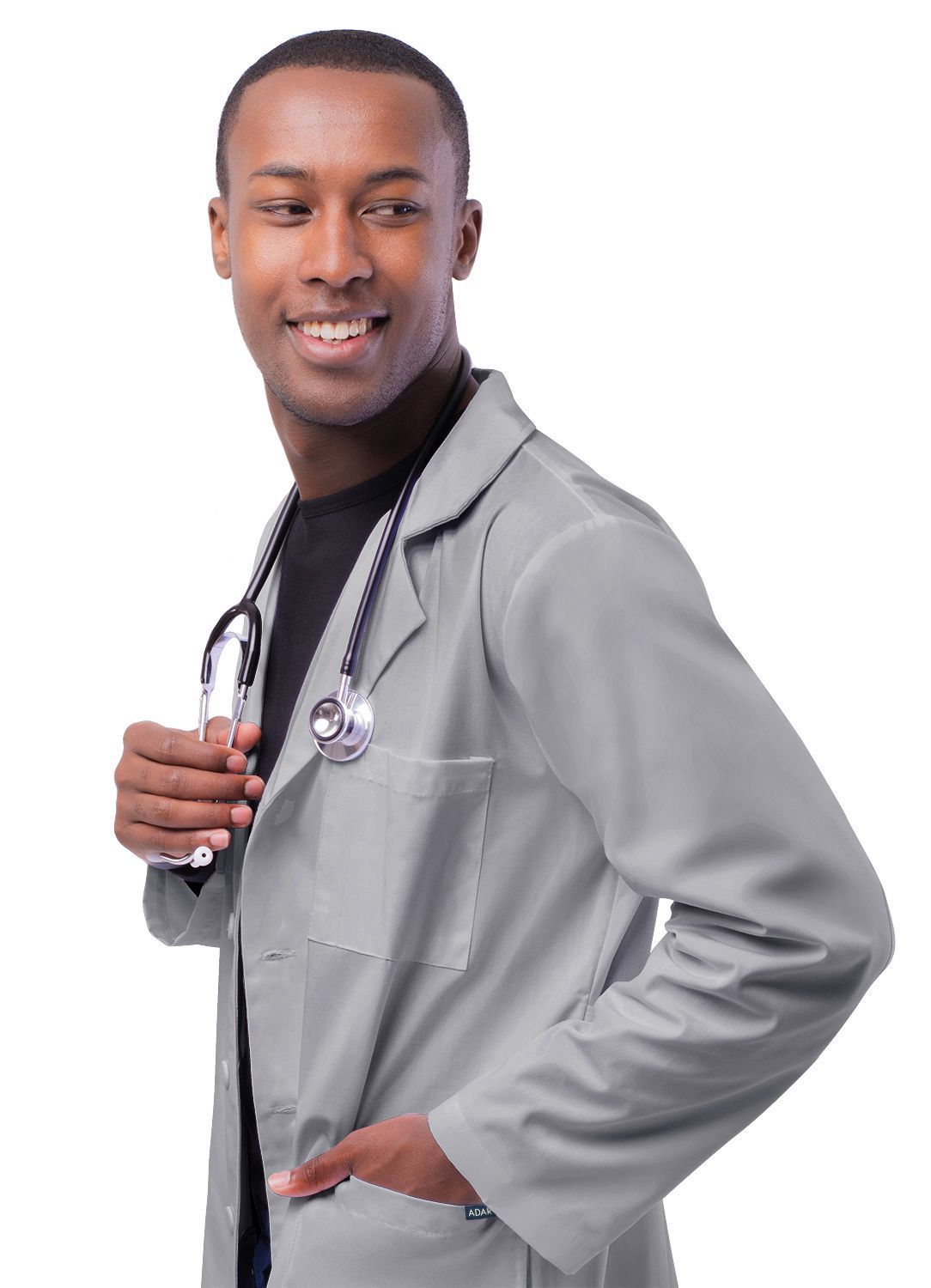 Adar Universal Unisex 39" Lab coat with Inner Pockets