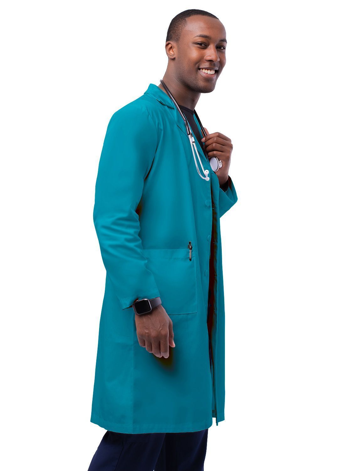 Adar Universal Unisex 39" Lab coat with Inner Pockets