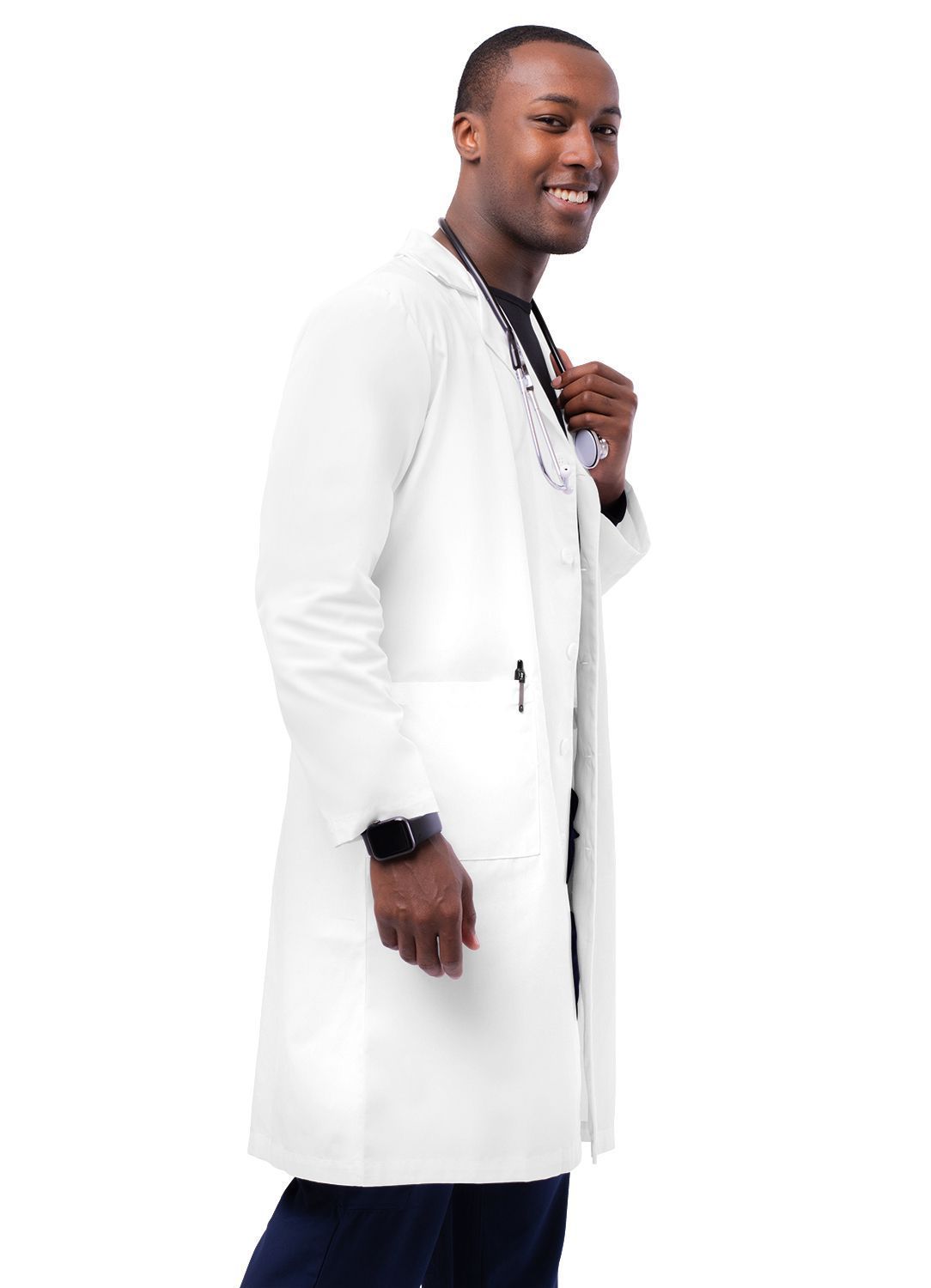Adar Universal Unisex 39" Lab coat with Inner Pockets