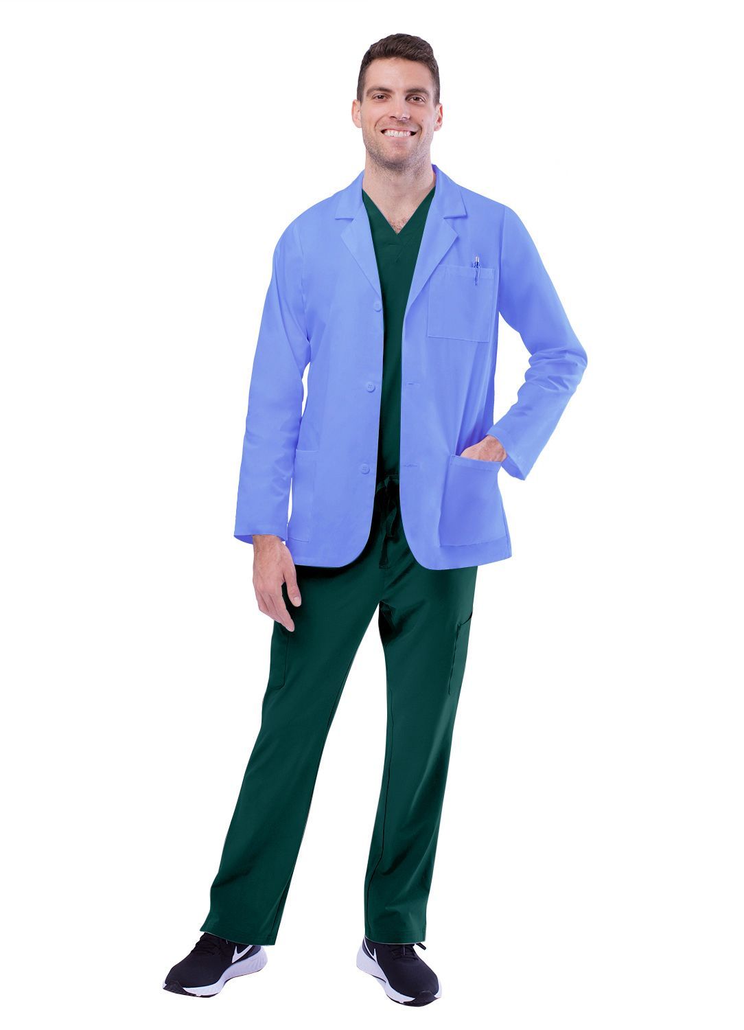 Adar Universal Unisex 31" Classic Consultation Coat