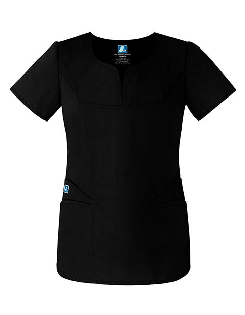 Adar Universal Curved Pocket Glamour Top