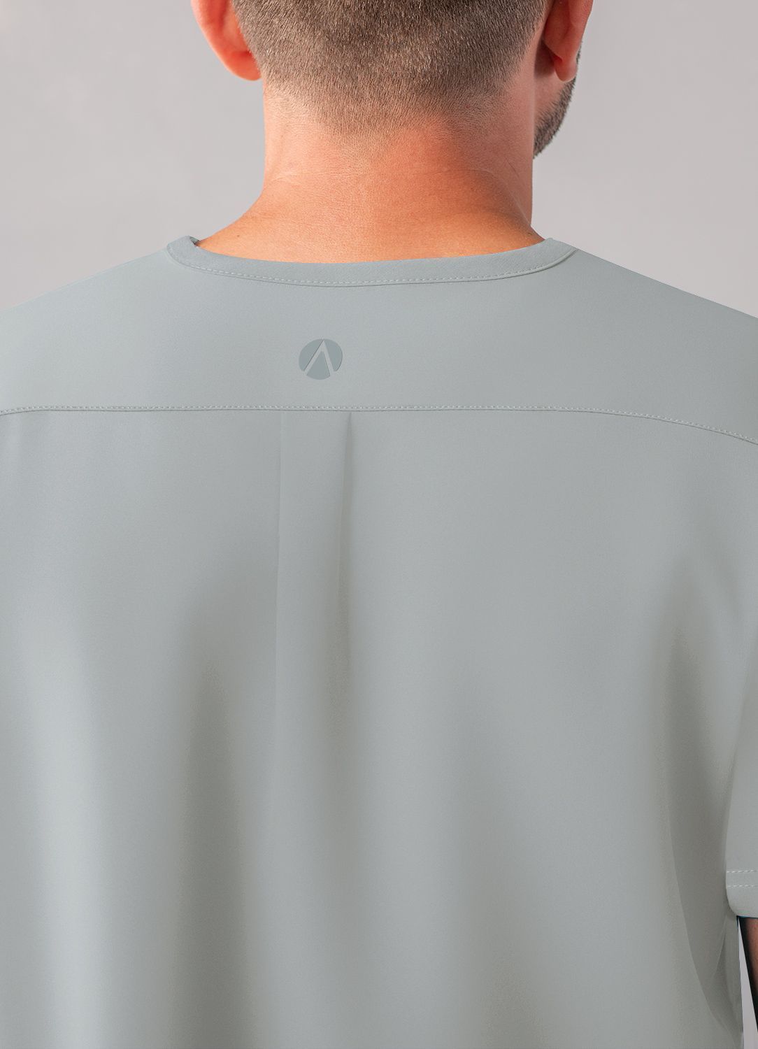 ADAR Addition Men's Classic V-Neck Scrub Top