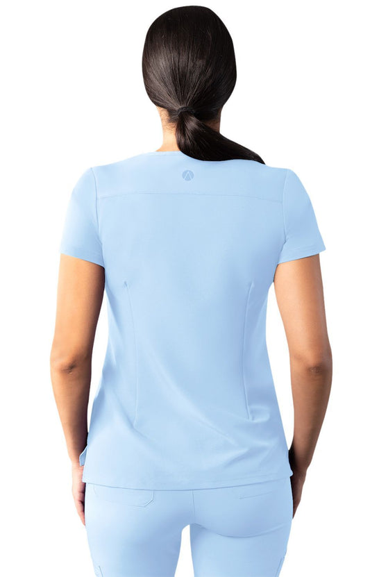 ADAR Addition Women's Modern V-Neck Scrub Top