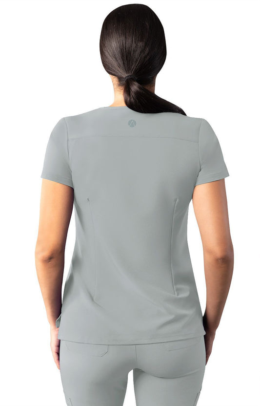 ADAR Addition Women's Modern V-Neck Scrub Top
