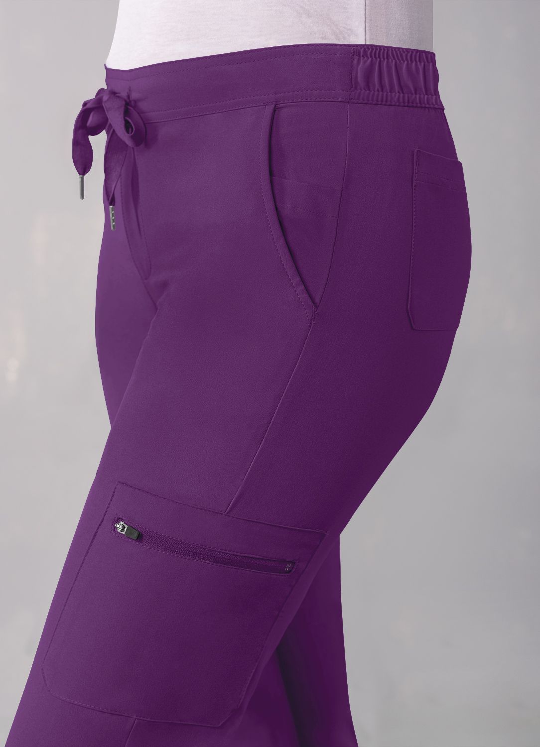 ADAR Addition Women's Skinny Leg Cargo Drawstring Pant