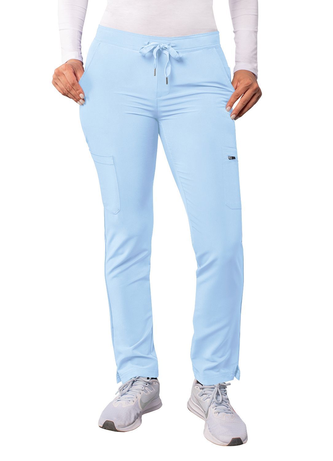 ADAR Addition Women's Skinny Leg Cargo Drawstring Pant
