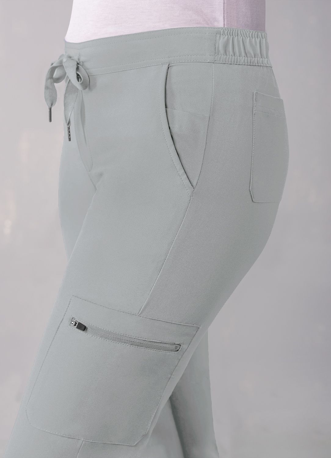 ADAR Addition Women's Skinny Leg Cargo Drawstring Pant