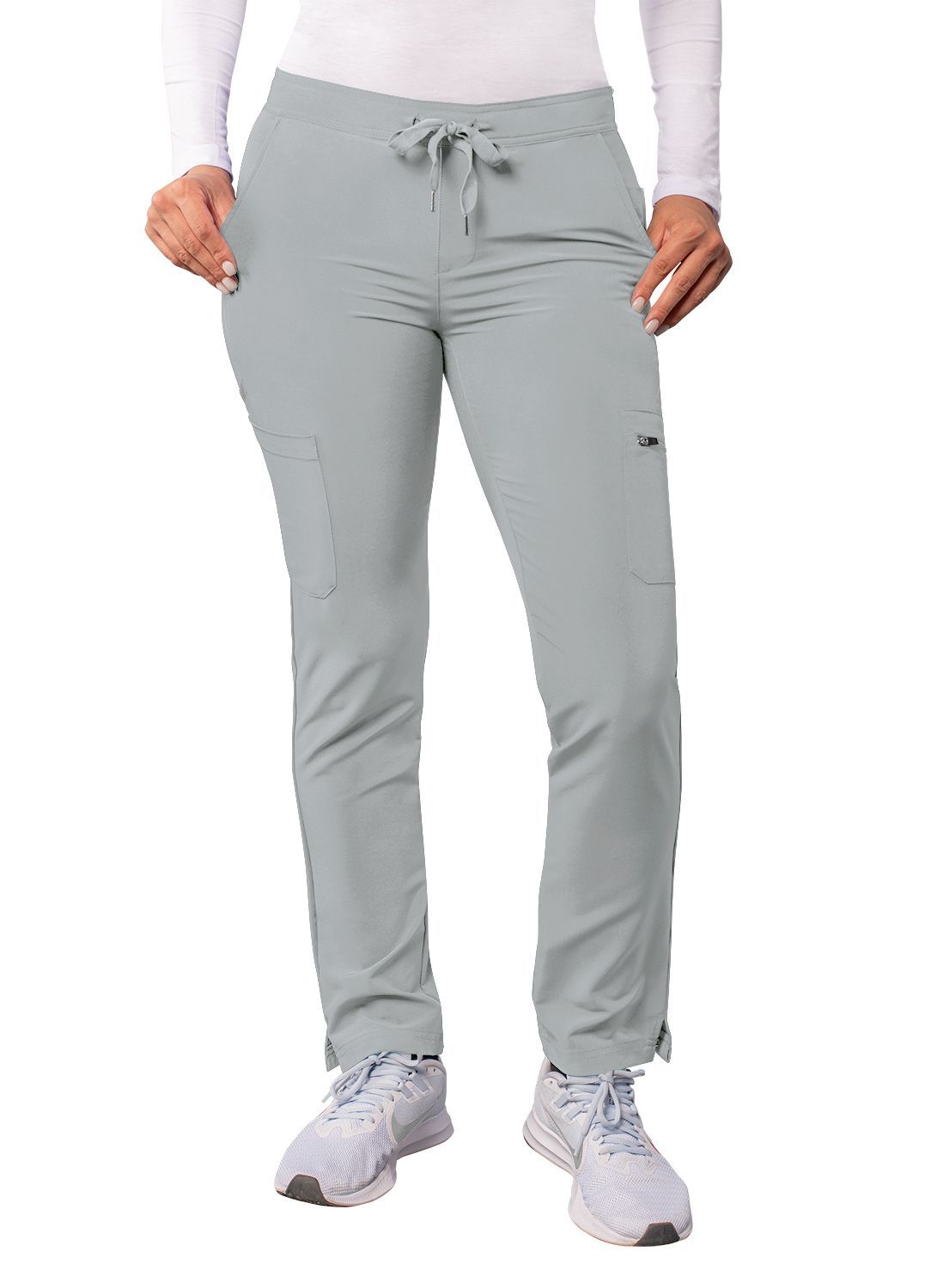 ADAR Addition Women's Skinny Leg Cargo Drawstring Pant