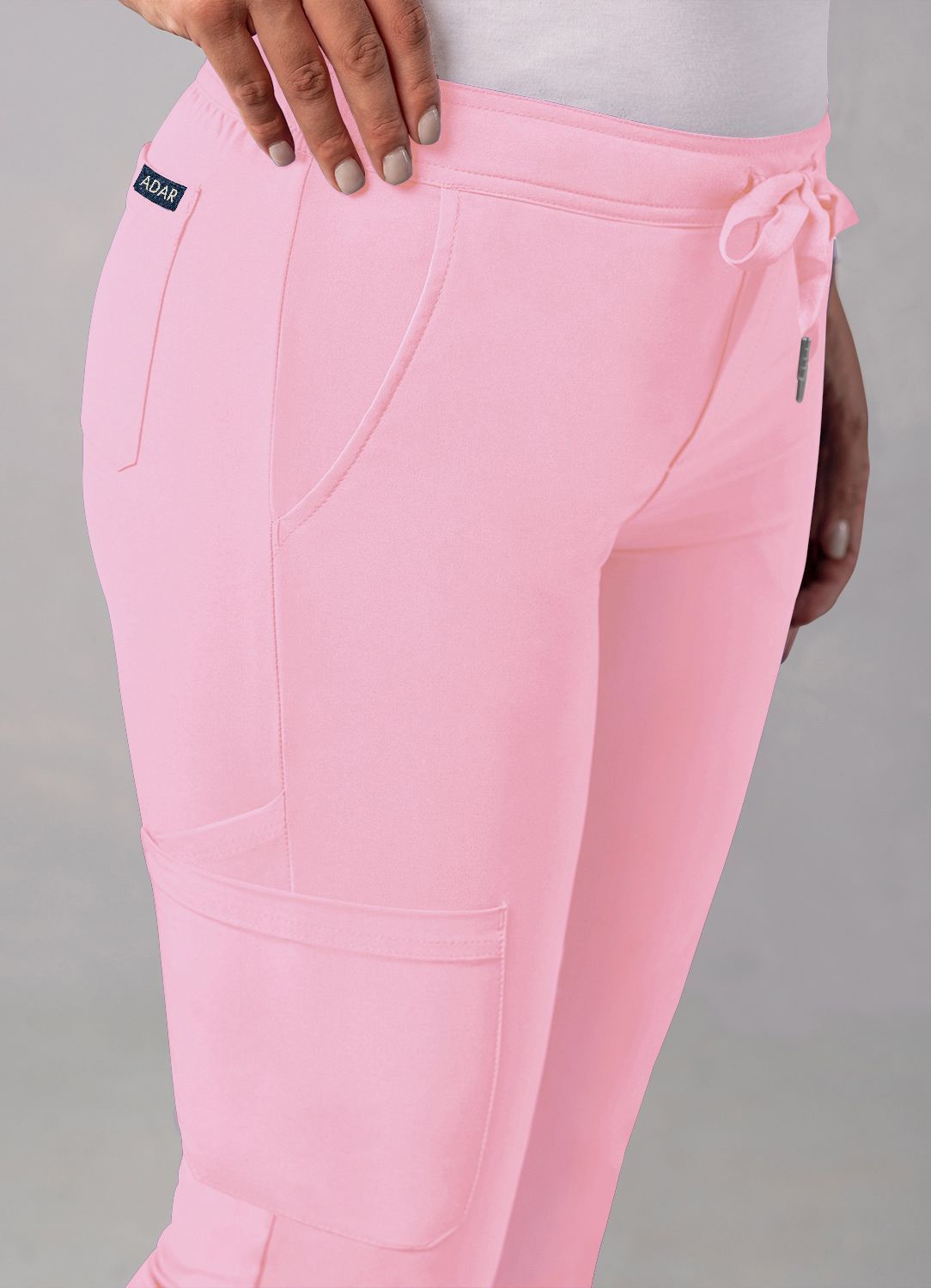 ADAR Addition Women's Skinny Leg Cargo Drawstring Pant
