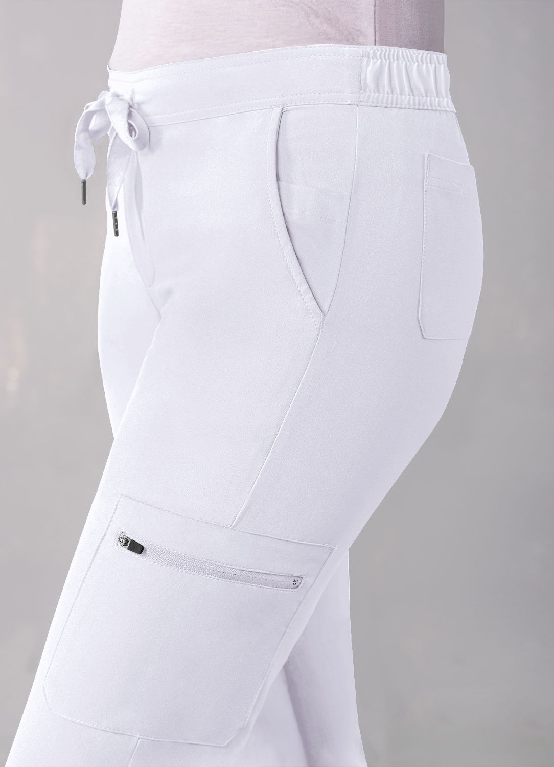 ADAR Addition Women's Skinny Leg Cargo Drawstring Pant