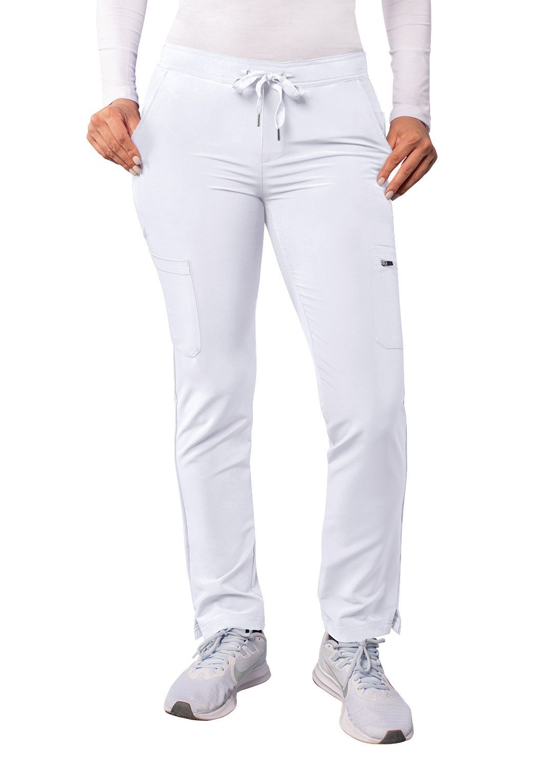 ADAR Addition Women's Skinny Leg Cargo Drawstring Pant