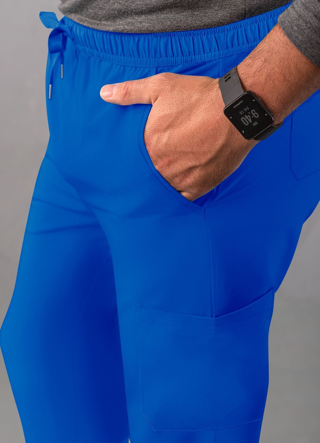 ADAR Addition Men's Slim Leg Cargo Drawstring Pant