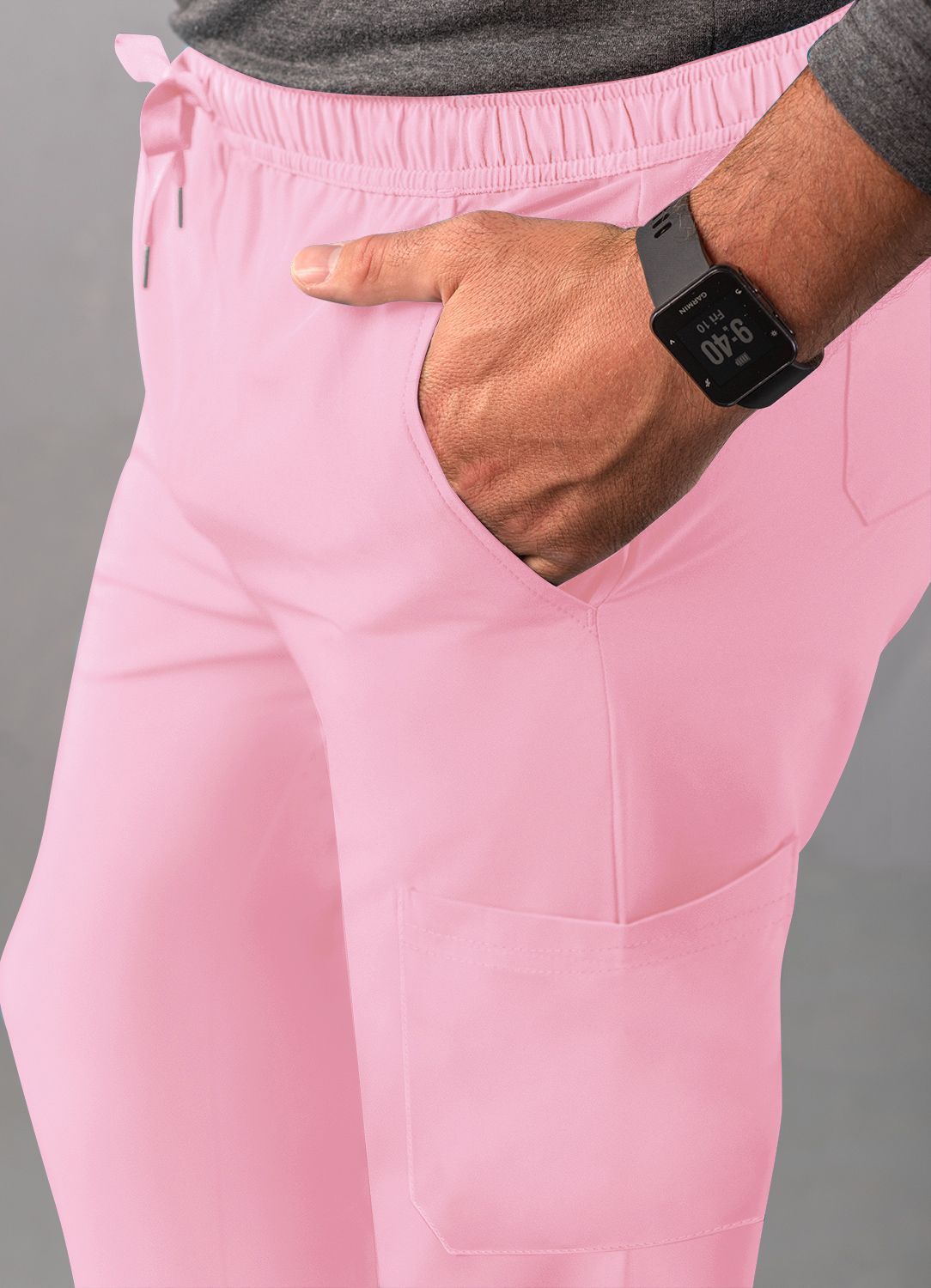 ADAR Addition Men's Slim Leg Cargo Drawstring Pant