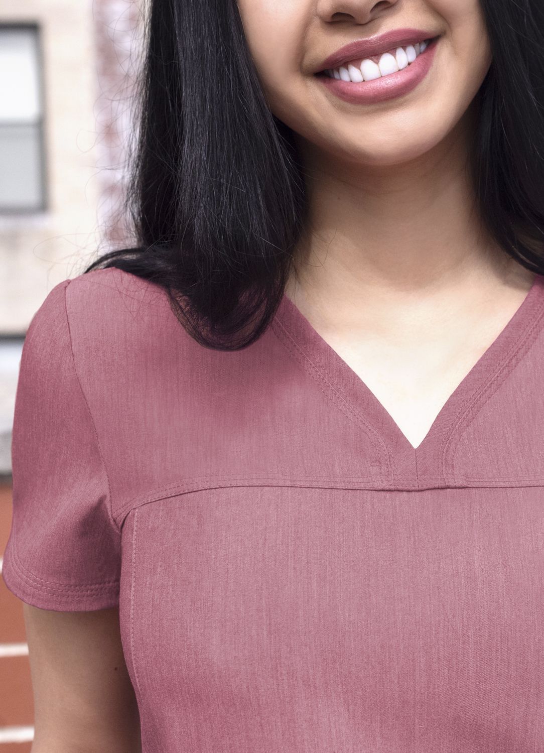 ADAR Pro Women's Sweetheart V-neck Scrub Top