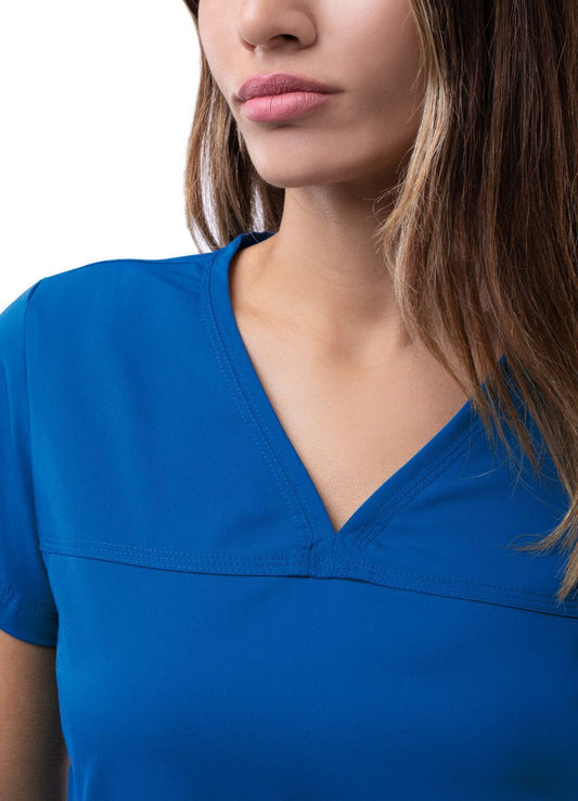 ADAR Pro Womens Sweetheart V-neck Scrub Top