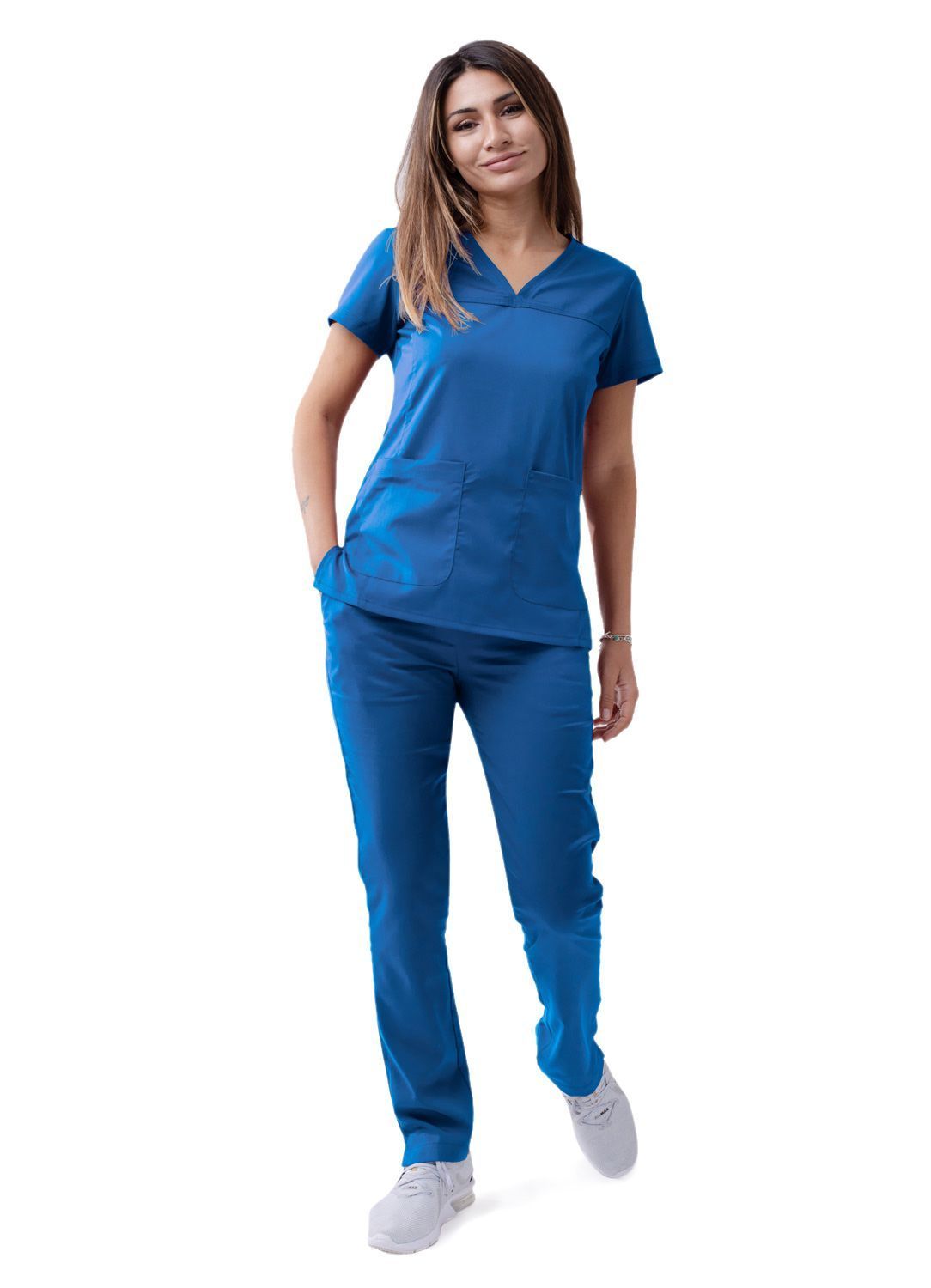 ADAR Pro Womens Sweetheart V-neck Scrub Top