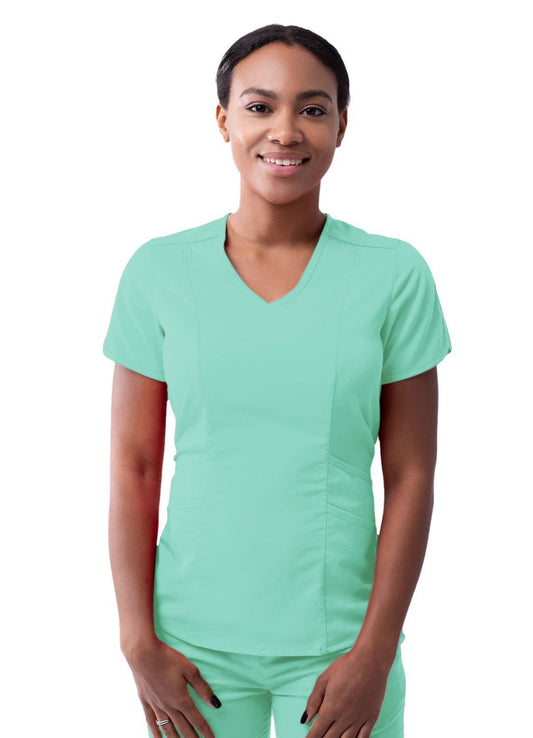 ADAR Pro Women's Modern V-Neck Scrub Top